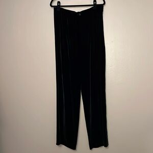 Vintage velvet Annie Alexander buttery soft high waisted wide leg trousers pants